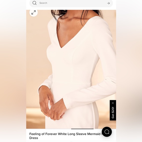 Lulus Wedding Dress brand new - Picture 3 of 6